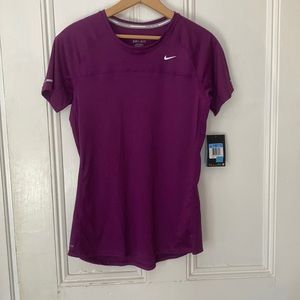 NWT Purple Nike Dri-Fit Athletic Top